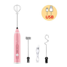Load image into Gallery viewer, Rechargeable Electric Milk Frother Kitchen Juice Food Mixer
