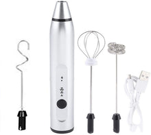Load image into Gallery viewer, Rechargeable Electric Milk Frother Kitchen Juice Food Mixer
