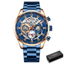 Load image into Gallery viewer, Men's Business Steel Band Multifunctional Quartz Watch
