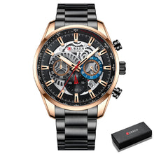 Load image into Gallery viewer, Men's Business Steel Band Multifunctional Quartz Watch
