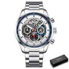 Load image into Gallery viewer, Men's Business Steel Band Multifunctional Quartz Watch

