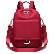 Load image into Gallery viewer, Ladies Oxford Cloth Korean Leisure Multifunctional Backpack

