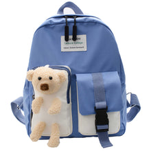 Load image into Gallery viewer, Korean Style Cartoon Cute Bear Backpack
