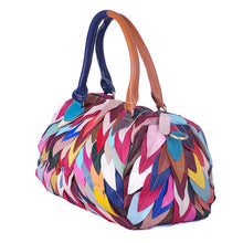 Load image into Gallery viewer, Geometric Pattern Contrast Color Handbag For Women
