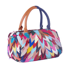 Load image into Gallery viewer, Geometric Pattern Contrast Color Handbag For Women
