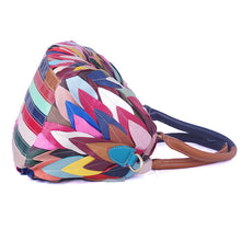 Load image into Gallery viewer, Geometric Pattern Contrast Color Handbag For Women
