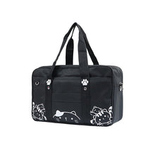 Load image into Gallery viewer, Cat Pattern Portable Canvas Handbag For Ladies
