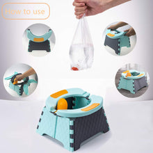 Load image into Gallery viewer, Kids Toddler Outdoor Portable Folding Toilet Urinal Pot
