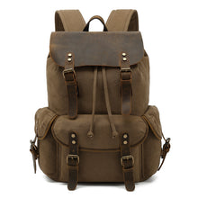 Load image into Gallery viewer, Fashion Outdoor Travel Portable Casual Canvas Backpack
