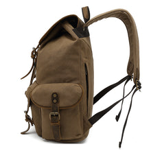 Load image into Gallery viewer, Fashion Outdoor Travel Portable Casual Canvas Backpack
