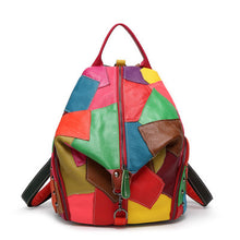 Load image into Gallery viewer, Korean Style Stitching Contrast Color Backpack For Ladies

