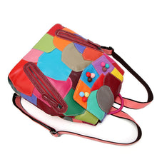 Load image into Gallery viewer, Woman's Colorful Fashion Splicing Backpack
