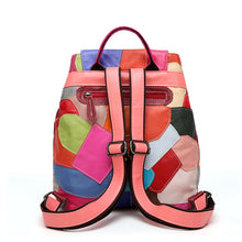 Load image into Gallery viewer, Woman's Colorful Fashion Splicing Backpack
