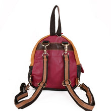 Load image into Gallery viewer, Woman's Leather Backpack With Small Cross-Slung
