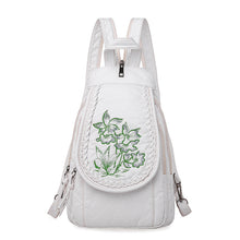Load image into Gallery viewer, Women's Casual Embroidery Orchid Pattern Backpack
