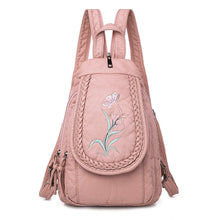 Load image into Gallery viewer, Women's Casual Embroidery Orchid Pattern Backpack
