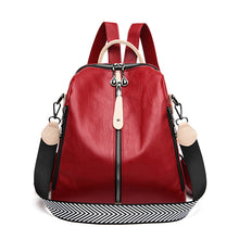 Load image into Gallery viewer, Women's Leisure Soft Leather Fashionable Backpack
