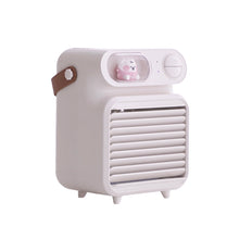 Load image into Gallery viewer, Mini Air Cooler USB Rechargeable Electric Fan Humidifier
