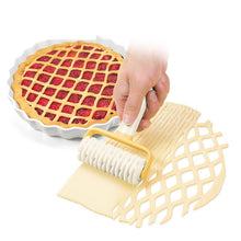 Load image into Gallery viewer, Kitchen Pizza Roller Pin Bread Hole Puncher DIY Baking
