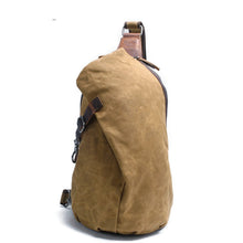 Load image into Gallery viewer, Solid Color Vintage Waterproof Chest Bag

