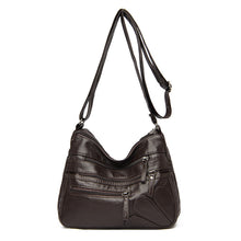 Load image into Gallery viewer, Soft Leather Large Capacity Middle-Aged Lady's Shoulder Bag
