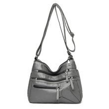 Load image into Gallery viewer, Soft Leather Large Capacity Middle-Aged Lady's Shoulder Bag
