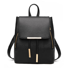 Load image into Gallery viewer, PU Leather College Style Casual Backpack For Young Ladies
