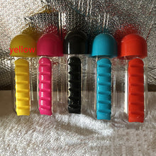 Load image into Gallery viewer, Plastic Drink Bottle With Medicine Pills Box
