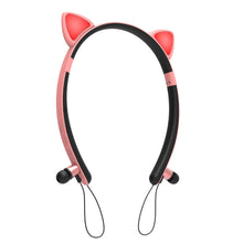Load image into Gallery viewer, Cat Ear Headset With Microphone For All Phones
