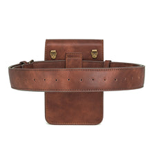 Load image into Gallery viewer, Ladies Brown One-shoulder Small Messenger Bag
