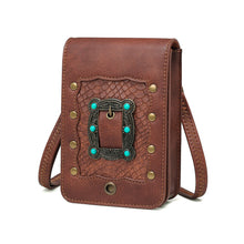 Load image into Gallery viewer, Ladies Brown One-shoulder Small Messenger Bag
