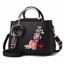 Load image into Gallery viewer, Pure Color Fashion Embroidered Portable Messenger Bag

