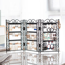 Load image into Gallery viewer, Necklace And Earring Jewelry Stand Display Rack 3 Doors
