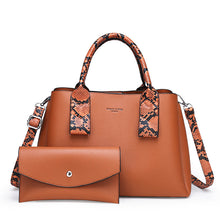 Load image into Gallery viewer, Two-Piece Solid Color Women's Messenger Bag
