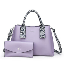 Load image into Gallery viewer, Two-Piece Solid Color Women's Messenger Bag
