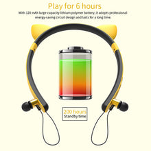 Load image into Gallery viewer, Cat Ear Headset With Microphone For All Phones
