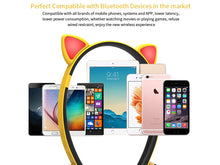 Load image into Gallery viewer, Cat Ear Headset With Microphone For All Phones

