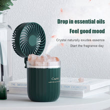 Load image into Gallery viewer, Portable Crystal Aromatheraphy Humidifier USB Wireless
