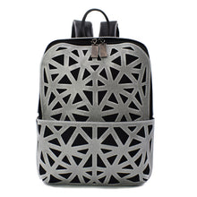 Load image into Gallery viewer, Korean Style Ladies Hollow Geometric Pattern Backpack

