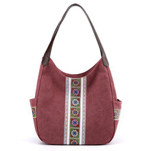 Load image into Gallery viewer, Women's One-shoulder Canvas Shoulder Messenger Bag
