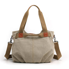 Load image into Gallery viewer, Large Capacity Simple Solid Color Multifunctional Canvas Bag
