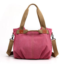 Load image into Gallery viewer, Large Capacity Simple Solid Color Multifunctional Canvas Bag
