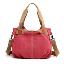 Load image into Gallery viewer, Large Capacity Simple Solid Color Multifunctional Canvas Bag
