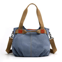 Load image into Gallery viewer, Large Capacity Simple Solid Color Multifunctional Canvas Bag
