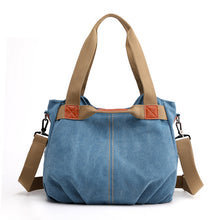 Load image into Gallery viewer, Large Capacity Simple Solid Color Multifunctional Canvas Bag
