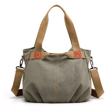 Load image into Gallery viewer, Large Capacity Simple Solid Color Multifunctional Canvas Bag
