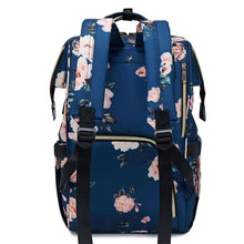 Load image into Gallery viewer, Fashion Printed Diaper Backpack With USB Charging Port
