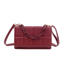 Load image into Gallery viewer, Simple Lattice Single Shoulder Chain Messenger Bag
