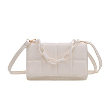Load image into Gallery viewer, Simple Lattice Single Shoulder Chain Messenger Bag
