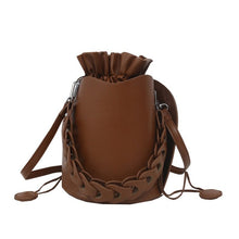 Load image into Gallery viewer, Fashion Solid Color Casual Female Bucket Messenger Bag
